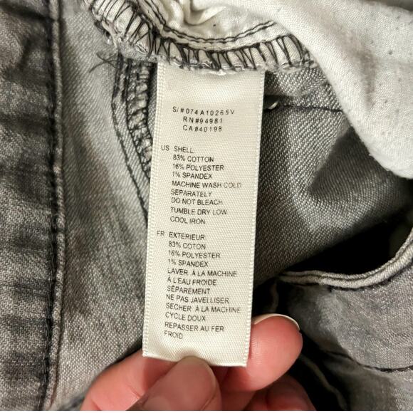 Forever 21 Gray Mid-Rise Skinny Jeans Womens Size 26 - Picture 5 of 8